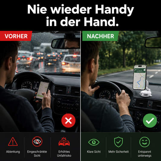 MagMount – Hände frei. Augen auf die Strasse.