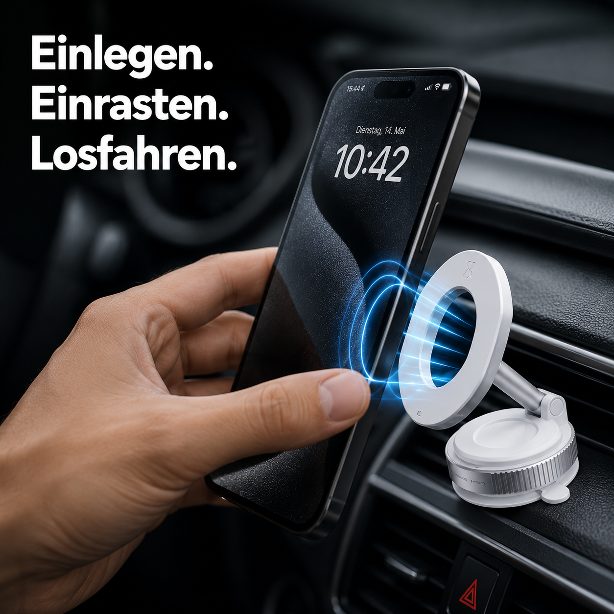 MagMount – Hände frei. Augen auf die Strasse.