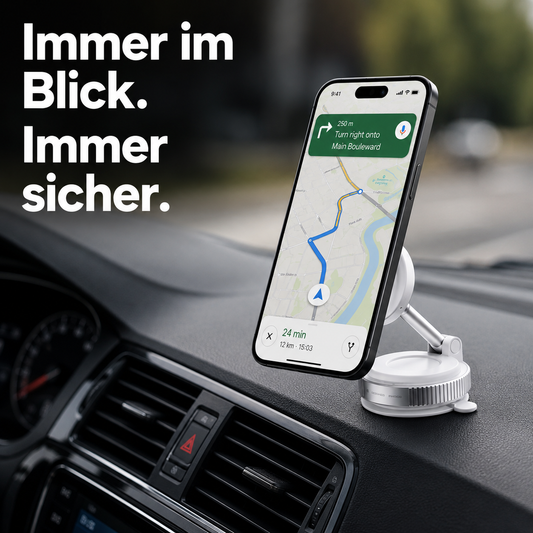MagMount – Hände frei. Augen auf die Strasse.