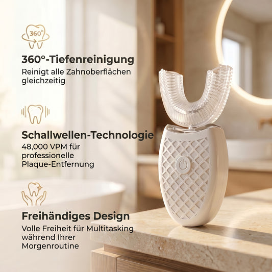 OroBianco 360 - Tötet 90% der Bakterien und sorgt für ein Hollywood-Lächeln