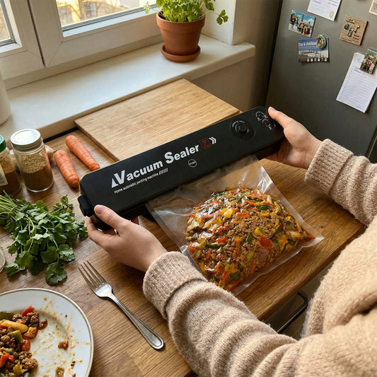 FreshSeal Pro™ – Hält Lebensmittel frisch per Knopfdruck