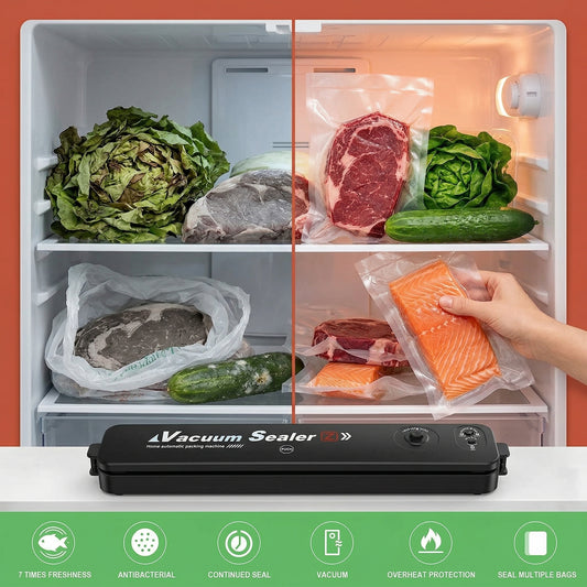FreshSeal Pro™ – Hält Lebensmittel frisch per Knopfdruck